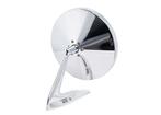 1960-74 Muscle Car Round Door Mirror With Smooth Leading Edge - Polished