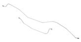 1955-57 Chevrolet 2 Piece Stainless Steel Rear Axle Brake Lines (Without Rear Disc)