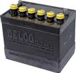 1961 GM; Delco Maintenance-Free Top Post Battery; DC12; 780CCA; 12V; with Yellow Caps, Black Lettering; Group 24