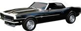 1968 Camaro SS White All Vinyl Stripe Set