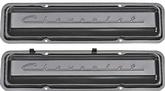 1959-67 Impala, Chevy II, Corvette, Camaro; Black Valve Covers; w/Chevrolet Script; Small Block