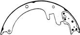 1974-01 GM Truck Riveted Brake Shoes Rear 13" X 3-1/2"