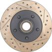 1971-87 Chevrolet/GMC Truck Stop Tech® Sport Drilled/Slotted Front Brake Rotor; LH
