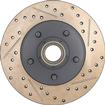 1971-87 Chevrolet/GMC Truck Stop Tech® Sport Drilled/Slotted Front Brake Rotor; RH