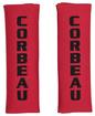 Corbeau 3" Harness Pads;  Red