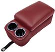 Classic Consoles; BD Drinkster Bench Seat Console; Dark Red