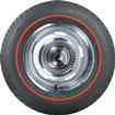 14" x 7" Chevrolet Rally Wheel and BF Goodrich Silvertown Redline Radial Tire Combo Set