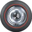 15" x 7" Chevrolet Rally Wheel and BF Goodrich Silvertown Redline Radial Tire Combo Set