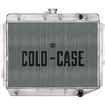 1966-74 Dodge Dart/Charger/Monaco/Challenger; Hemi Swap; Cold Case Aluminum Radiator; 17x26"; MT; Black Night Rider Series
