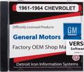 1961-64 Chevrolet Shop Manual - Cd-Rom
