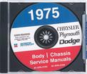 1975 Plymouth / Chrysler / Dodge Shop Manual CD Rom