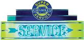 48" x 24" x 8" Chevy Super Service Neon Sign