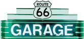 48" x 24" x 8" Route 66 Garage Neon Sign