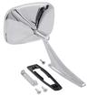 1968-72 GM; Outer Door Mirror; Chrome; RH; Smooth Syle Base; Various GM Models