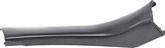 1966-67Chevy II / Nova Lower Rear Window Inner Corner Molding ; 2 Door Hardtop ; Pair