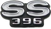 1968 Chevrolet Camaro; SS 396 Steering Wheel Horn Cap Emblem; Made in the USA