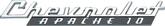 1960 Chevy Truck; "Chevrolet Apache 10" Front Fender Emblem; Pair