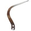 1968-72 Chevrolet Chevelle, El Camino, Malibu, Monte Carlo; Muncie Shifter Handle; Flat Bar; Chrome; For 5/16" Coarse Thread Ball; For Bench Seat