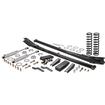 1963-72 Chevrolet and GMC Pickup Truck; Tubular Trailing Arm & Coilover Shock Rear Suspension Kit; 0-4" Drop