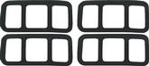 1968-1972 Chevrolet, GMC Pickup Side Marker Gaskets,for Deluxe Lenses; w/o CST; 4 Piece Set 