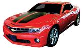 2010-13 Camaro Coupe Matte Black Rally Stripe Set