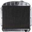 1960-62 Chevrolet Truck;4 Row Radiator; Standard Core; Copper/Brass; L6 or V8; with AT; (19-1/4" x 23-1/2" x 2-5/8" Core)