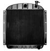 1955-59 GMC with  Pontiac V8 and AT 4 Row Copper/Brass Radiator (22-3/8" x 23-1/2" x 2-5/8" Core)