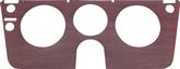 1967-68 Chevy, GMC Pickup, Suburban; Instrument Bezel Woodgrain; without Gauges; with Manual Choke