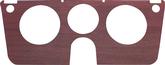 1969-72 Chevy, GMC Pickup, Suburban; Instrument Bezel Woodgrain; without Gauges, w/o Manual Choke
