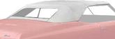 1971-76 GM; Convertible Top With Glass Window / Zipper With Rear Defroster; White