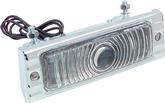 1947-53 Chevy, GMC Pickup; Park Light Assembly; 6 Volt; with Turn Signal and Clear Lens