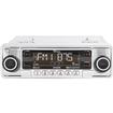 Classic Style Universal AM / FM Radio / CD Player with Chrome Face and Chrome Bezel