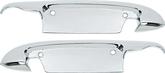 1952-59 Chevrolet/GMC Truck; Outer Door Handle Scuff Plates; Chrome