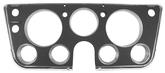 1967-68 Chevy, GMC Truck; Dash Gauge Bezel; 7 Gauge Design; Black with Chrome Accents