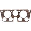 1969-72 Chevrolet, GMC Truck; Dash Gauge Bezel Woodgrain Overlay; 7 Gauge Design