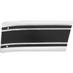1969-72 Chevy, GMC Truck; Lower Front Fender Molding; Black Trim; Drivers Side