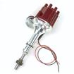1962-82 Ford; 221-302 SBF V8; PerTronix Flame Thrower Billet Distributor w/ Ignitor II Module; Vacuum Advance; Small Cap; Red