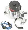 Chevrolet Small Block 12 Volt Polished Electric Water Pump With Red Bow Tie