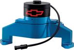 Chevrolet Big Block 12 Volt Blue Electric Water Pump With Red Bow Tie