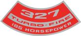 327 185-HP Turbo-Fire Air Cleaner Decal