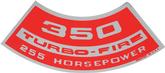 350 255-HP Turbo-Fire Air Cleaner Decal