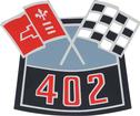 402 Cross Flags Air Condition Decal