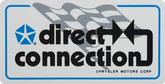 1-1/2" X 3-1/8" Late 60'S - 80'S Direct Connection Decal