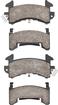 1978-97 GM; 5000 Advanced Disc Brake Pads; Semi Metallic; Front;