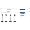 2008-13 Chevrolet, GMC; DFC Drum Brake Hardware Kit; Rear