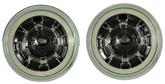 Dapper Lighting; 575 5-3/4" Projector Headlight; High/Low; Halogen; Chrome Housing; Chrome Shroud; Clear Glass Lens; HDR Switchback Halo