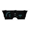 1978-82 Corvette; Intellitronix Direct Replacement Digital LED Gauge Panel; Teal