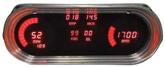 1962-65 Chevy II/Nova Intellitronix Digital Instrument Cluster with Red LED Illumination
