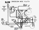 1984 Firebird 305H House Routing Decal (Code "XJW")
