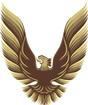 1978-79 Trans AM Special Edition Gold 6" Sail Panel Bird Decal